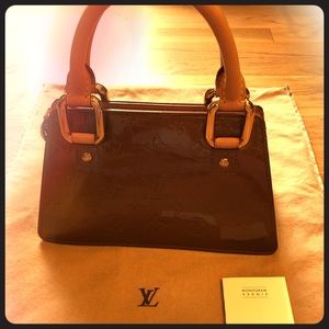 Louis Vuitton Mini Forsyth Bronze Vernis Leather